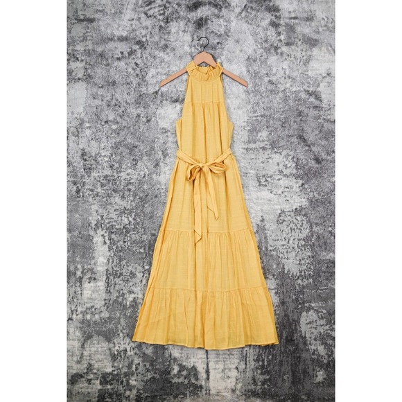 Banana Republic Dresses New Banana Republic Yellow Tiered